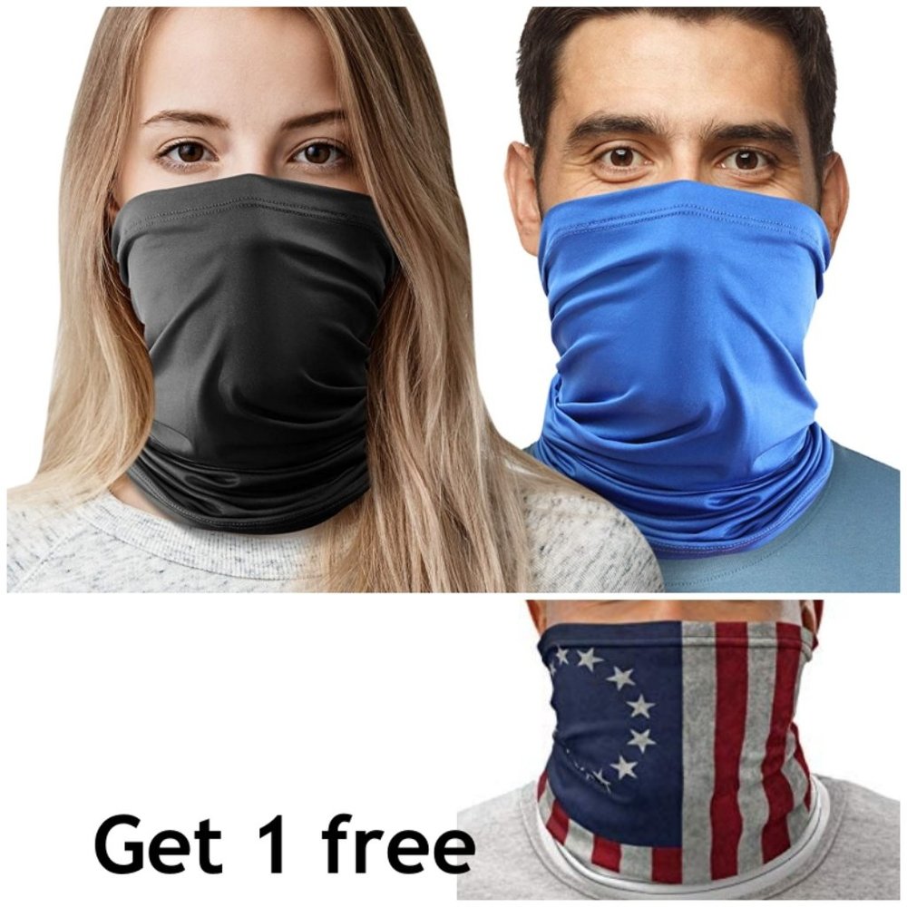 5 pcs Cooling Neck Gaiter Face Mask Face Covering